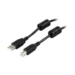 Cable USB Tipo-A | Tipo-B, Ferritas