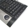 Teclado Multimedia USB con Micrófono y Altavoz Perixx 304 (ES)