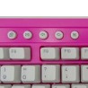 Teclado Multimedia USB Perixx 203 Pink (ES)