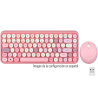 Teclado + Ratón Inalámbricos Perixx 713 Pink (ES)