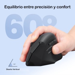 Ratón Ergonómico Inalámbrico Perixx 608 Diestros