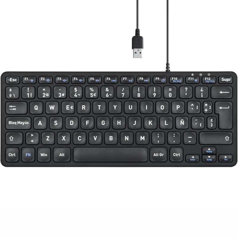 Teclado Mini USB Perixx 432 (ES)