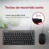 Teclado Mini + Ratón USB Perixx 212 (ES)