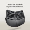 Teclado Ergonómico USB Perixx 413 (ES)