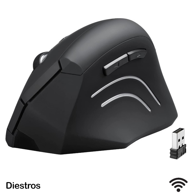 Ratón Ergonómico Inalámbrico Perixx 608 Diestros