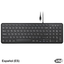 Teclado Compacto Multimedia USB Perixx 213 (ES)