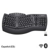 Teclado Ergonómico Inalámbrico y Bluetooth Perixx 612 (ES)