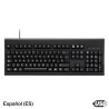 Teclado Completo/Full Size USB Perixx 106 negro (ES)