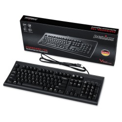 Teclado Completo/Full Size USB Perixx 106 negro