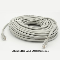 Latiguillo de Red RJ-45 UTP Cat. 5e gris