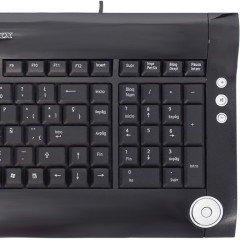 Teclado Multimedia USB Perixx 302 Negro Cristal (ES)