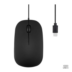 Ratón USB-C Perixx 201 Negro