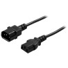 Cable eléctrico 230V/10A IEC-C14 ↔ IEC-C13