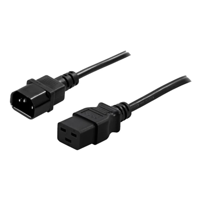 Cable eléctrico 230V/10A IEC-C14 ↔ IEC-C19