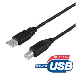 Cable USB 2.0 Tipo-A(m) ↔...