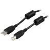 Cable USB 2.0 Tipo-A ↔ Tipo-B, Ferritas