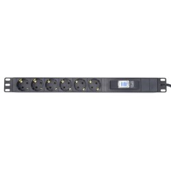 Regleta 230V/16A Rack 19",...