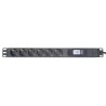 Regleta 230V/16A Rack 19", 6x Schuko(h), limitador