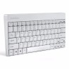 PERIDUO-712 Blanco. Wireless. Teclado vista izquierda